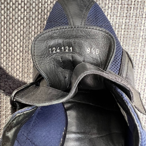 Men’s “GUCCI” Blue/Black Sneakers With Velcro Straps - Picture 7 of 7